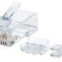 Plug Intellinet - Cat6a - RJ-45 - Transparente - 80 Piezas - 790550