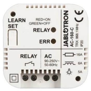 Relé de Alimentación Jablotron AC-160-C - Inalámbrico Multifunción IP20