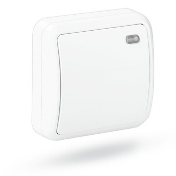 Pulsador de Emergencia Jablotron JA-112J - Alámbrico para Sistema BUS - 80x80x29 mm