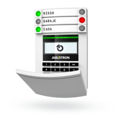 Módulo de Acceso Jablotron JA-114E - Pantalla LCD - Teclado - RFID - Con control JA-192E incluido - JA-114E