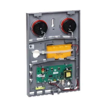 Parte inferior con la electrónica de Sirena Jablotron JA-151A-BASE-RB - Inalámbrica - Exterior - IP44 - Hasta 110dB/m - JA-151A-BASE-RB