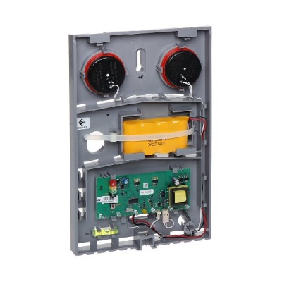 Parte inferior con la electrónica de Sirena Jablotron JA-151A-BASE-RB - Inalámbrica - Exterior - IP44 - Hasta 110dB/m - JA-151A-BASE-RB