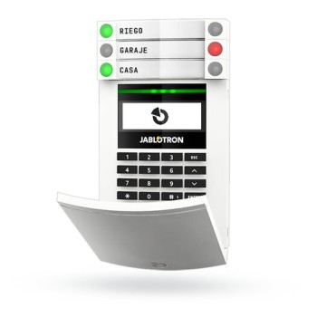 Módulo de acceso Jablotron JA-154E - LCD - Inalámbrico - Bidireccional - Con Teclado - Lector RFID - JA-154E