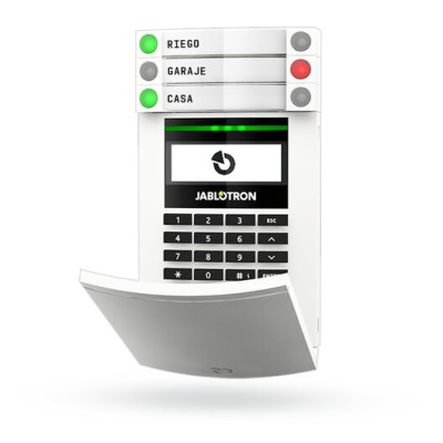 Módulo de acceso Jablotron JA-154E - LCD - Inalámbrico - Bidireccional - Con Teclado - Lector RFID - JA-154E