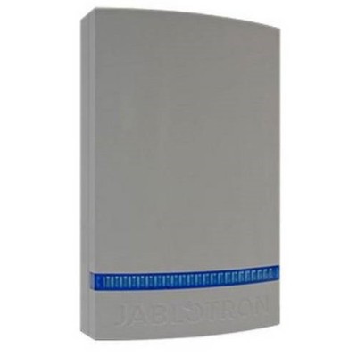Cubierta Jablotron JA-1X1A-C-GR-B - Plástica - Gris con Strobe Azul - Compatible con JA-111A/JA-151A - JA-1X1A-C-GR-B