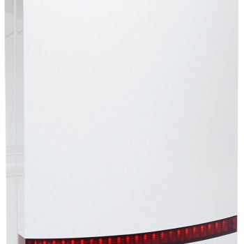 Sirena Inalámbrica Jablotron JA-1X1A-C-WH Blanca con Strobe Rojo 110 dB IP44