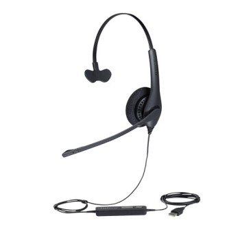 Diadema Jabra BIZ 1500 Mono - Alámbrico - USB - Micrófono - Negro - 1553-0159