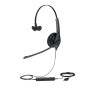 Diadema Jabra BIZ 1500 Mono - Alámbrico - USB - Micrófono - Negro - 1553-0159