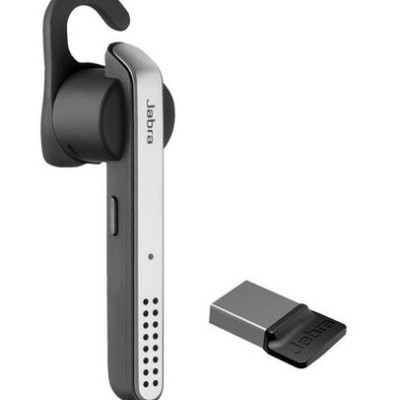 Auricular Jabra Stealth UC - Bluetooth - Micro-USB - Dentro del Oído - Negro/Plata - 5578-230-109