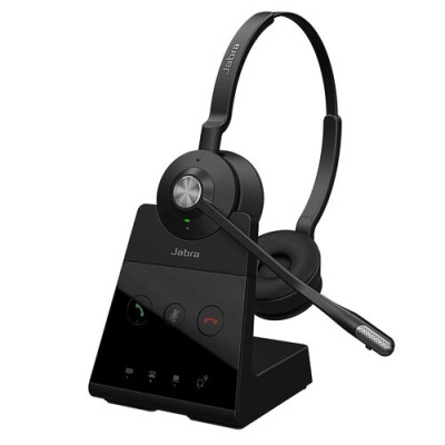 Diadema Jabra Engage 65 Stereo - Inalámbrico - Micrófono - Micro USB - RJ-9 - Negro - 9559-553-125