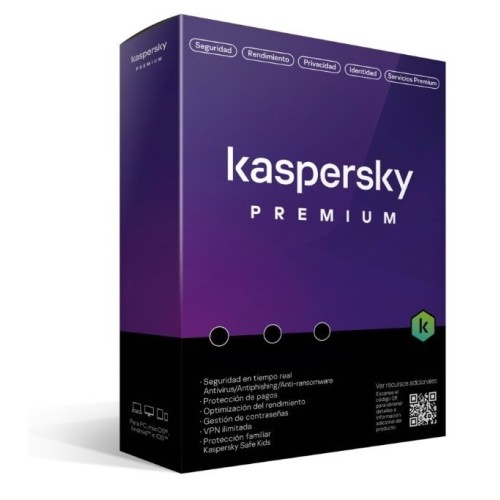 Antivirus Kaspersky Premium - Protección para 10 Dispositivos - 1 Año - Modelo KL1047Z5KFS-22