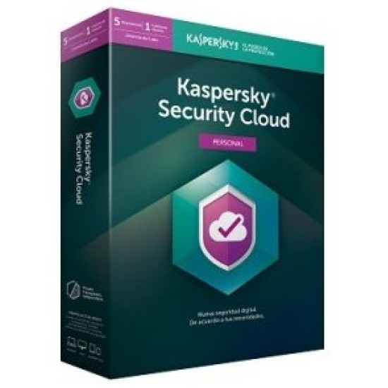 Antivirus Kaspersky Security Cloud Personal - 5 Licencias - 1 año - Caja - KL1923Z5EFS-9