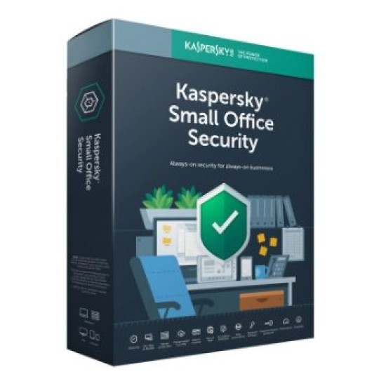 Antivirus Kaspersk Small Office Security - 10 Usuarios - 1 Servidor - 1 Año - Caja - TMKS-176