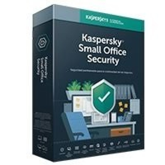 Antivirus Kaspersky Small Office Security - 5 Usuarios - 5 Móviles - 1 Servidor de Archivos - 1 Año - TMKS-220