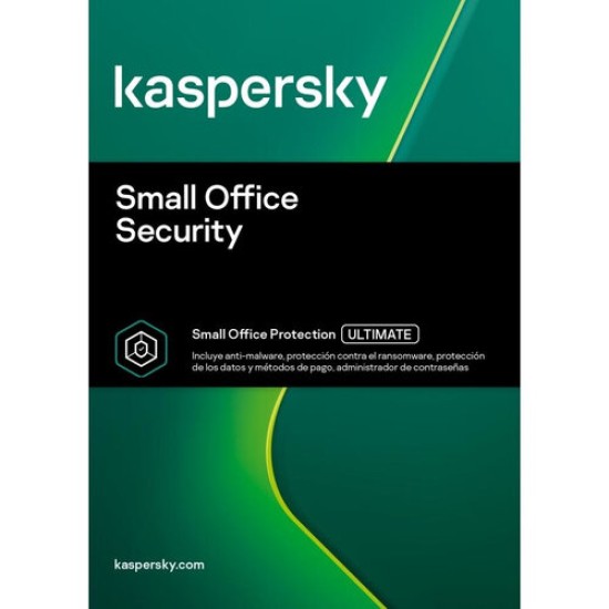Antivirus Kaspersky Small Office Security - 10 Usuarios - 10 Móviles - 1 Servidor de Archivos - 1 Año - TMKS-225