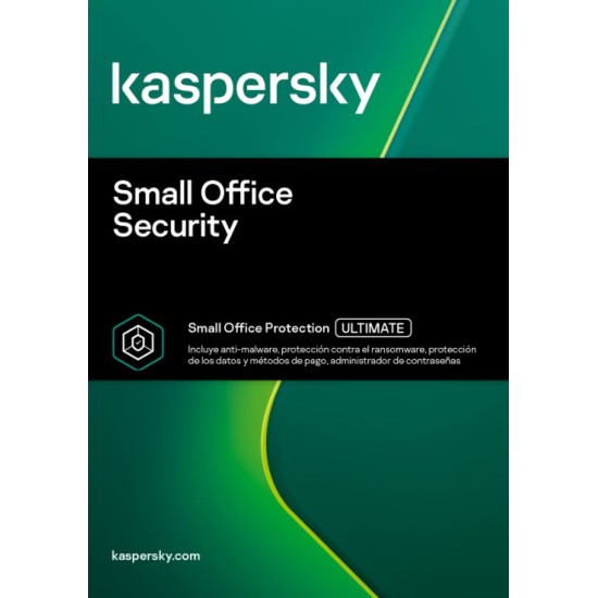 Antivirus Kaspersky Small Office Security - 20 Usuarios - 20 Móviles - 2 Servidores de Archivos - 1 Año - TMKS-227