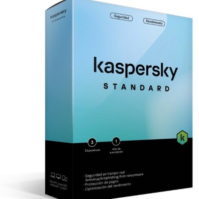 Antivirus Kaspersky Standard - 3 Dispositivos - 1 Año - TMKS-402