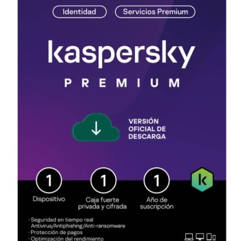 Antivirus Kaspersky Plus - Protección Completa 1 Dispositivo 1 Año - KL1042Z5AFS-22