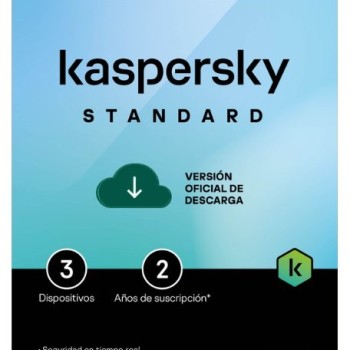 Antivirus Kaspersky Standard para 3 Dispositivos - 2 Años de Licencia - Modelo TMKS-467 Antivirus Kaspersky Standard para 3 Dispositivos - 2 Años de Licencia - Modelo TMKS-467