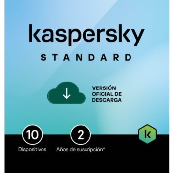 Antivirus Kaspersky Standard - Protección para 10 Dispositivos - 2 Años - Modelo TMKS-469