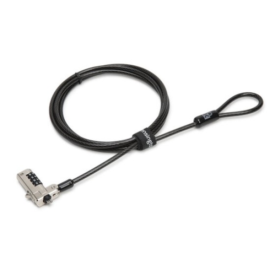 Cable con Candado Kensington N17 - Combinación - Ranura de Bloqueo - Para Equipos Dell - K68008WW