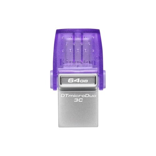 Memoria USB Kingston DataTraveler microDuo 3C 64GB USB 3.2 Gen 1 Dual USB-A/C