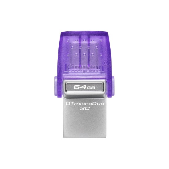 Memoria USB Kingston DataTraveler microDuo 3C - 64GB - USB 3.2 - USB-A/C - DTDUO3CG3/64GB