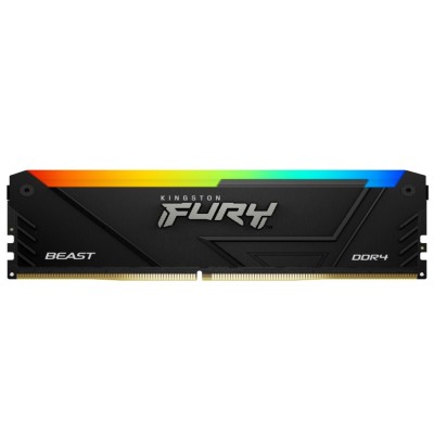 Memoria RAM Kingson FURY Beast - DDR4 - 16GB (2x8GB) - 3600MHz - DIMM - Para PC - KF436C17BB2AK2/16