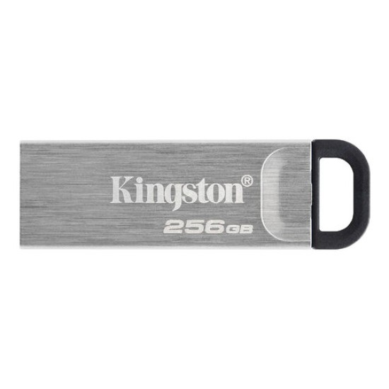 Memoria USB Kingston DataTraveler Kyson - 256GB - USB 3.2 Gen 1 - Plata - DTKN/256GB