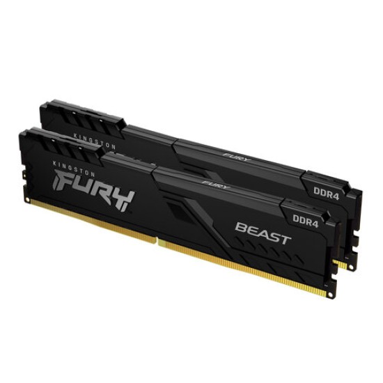 Memoria RAM Kingston FURY Beast - DDR4 - 8GB (2x 4GB) - 2666MHz - DIMM - para PC - KF426C16BBK2/8