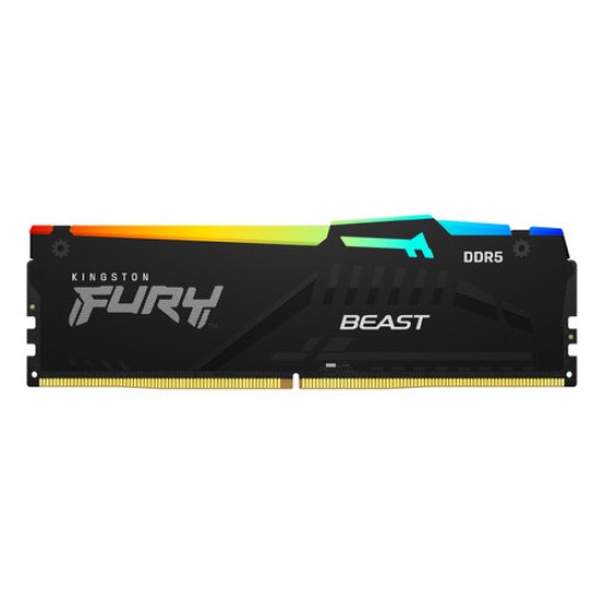 Memoria RAM Kingston FURY Beast RGB - DDR5 - 16GB - 5200MHz - UDIMM - para PC - KF552C36BBEA-16