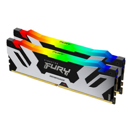 Memoria RAM Kingston FURY Renegade RGB - DDR5 - 64GB (2x32GB) - 6000MHz - UDIMM - para PC - KF560C32RSAK2-64