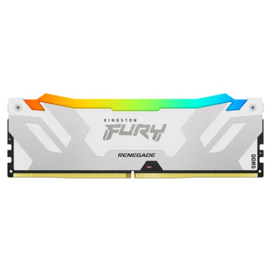 Memoria RAM Kingston FURY Renegade RGB - DDR5 - 32GB - 6000MHz - UDIMM - para PC - Blanco - KF560C32RWA-32