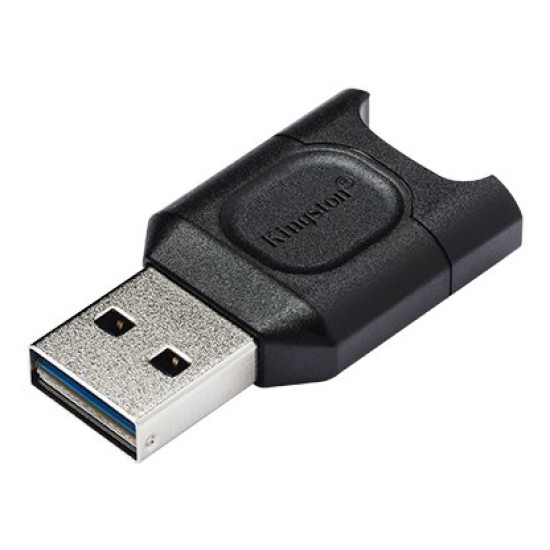 Lector de Tarjetas MicroSD Kingston MobileLite Plus - USB 3.1 - Negro - MLPM