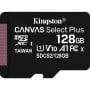 Memoria MicroSDXC Kingston Canvas Select Plus - 128GB - Clase 10 - UHS-I - Sin Adaptador - SDCS2/128GBSP