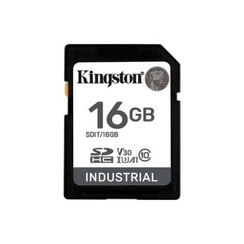 Memoria SDHC Kingston Industrial 16GB UHS-I Clase 10 SDIT/16GB