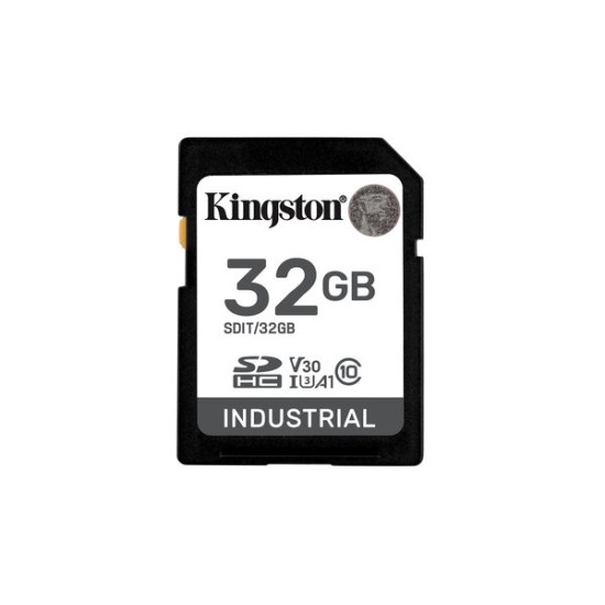 Memoria SDHC Kingston Industrial - 32GB - UHS-I - C10 - SDIT/32GB