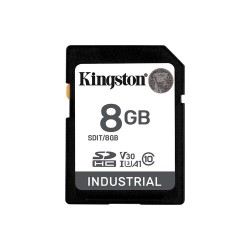 Memoria SD Kingston Industrial 8GB UHS-I Clase 10 Modelo SDIT/8GB