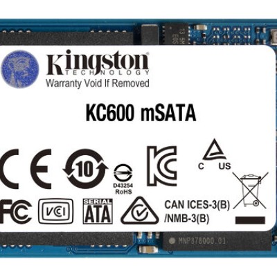 Unidad de Estado Sólido Kingston KC600 SSD - mSATA - 256GB - SATA III - SKC600MS/256G