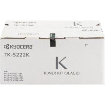 Tóner KYOCERA TK-5222K Negro - 1200 Páginas - Compatible con ECOSYS