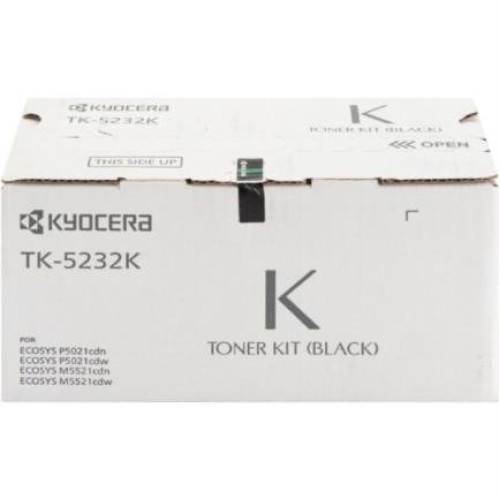 Tóner Kyocera TK-5232K Negro - 2,600 Páginas - Modelo 1T02R90USV