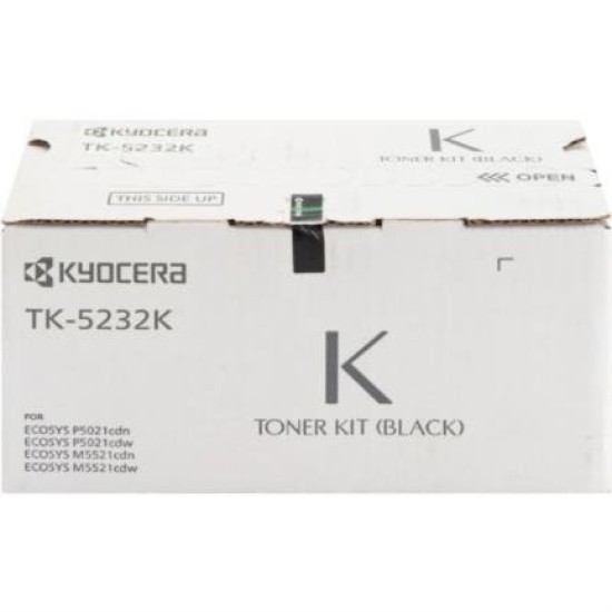 Tóner Kyocera TK-5232K - Negro - 2.6K Páginas - 1T02R90USV