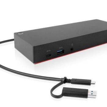 Dock Station Lenovo ThinkPad Hybrid USB-C con DisplayPort, HDMI y Ethernet - Modelo 40AF0135US
