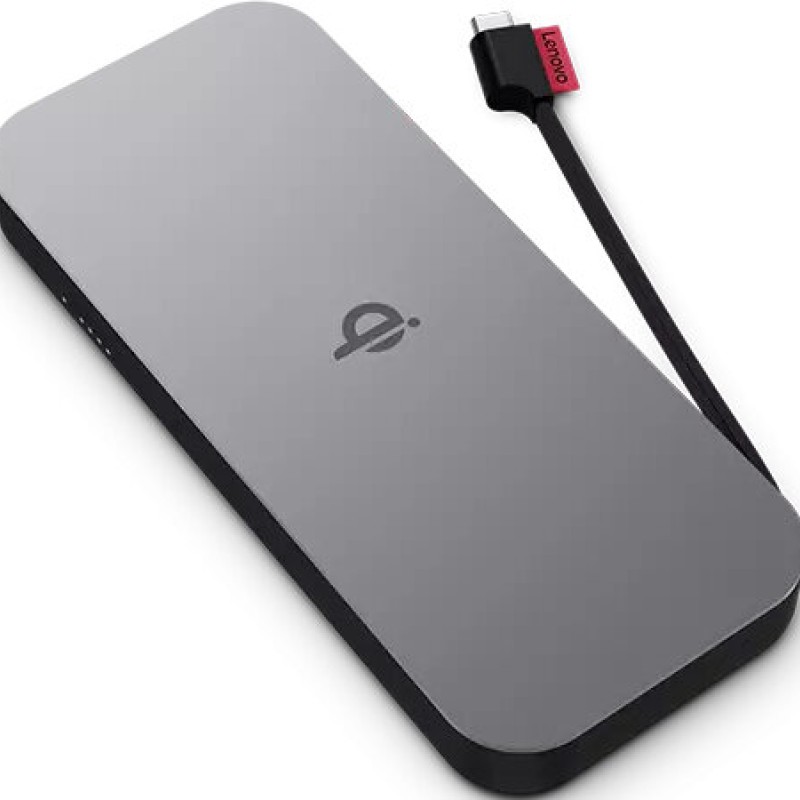 Power Bank Lenovo Go Wireless Mobile - 10,000 mAh - USB - 40ALLG1WWW