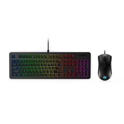 Kit Gamer Lenovo KM300 Legion - Teclado - Mouse - RGB - Alámbrico - Español - GX30Z21583