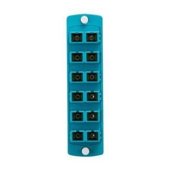 Cassete LEVITON - SC - 12 Puertos - Azul - 5F100-2QC