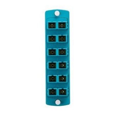 Cassete LEVITON - SC - 12 Puertos - Azul - 5F100-2QC
