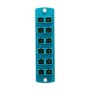 Cassete LEVITON - SC - 12 Puertos - Azul - 5F100-2QC