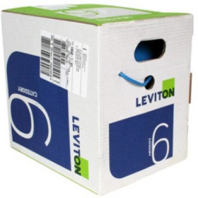 Bobina LEVITON - Cat6 - 305M - 23 AWG - Azul - UTP6M-MLB