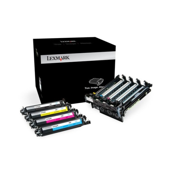 Kit de Unidad de Imágen Lexmark 70C0Z50 - Láser Color - 40,000 Páginas - Captura de Imágen Negro/Color - Cuatro Colores - 70C0Z50